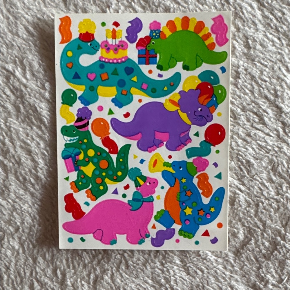 Sandylion Vintage 1980’s Birthday Dinosaurs